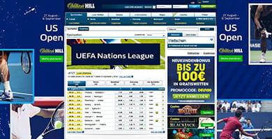 Homepage vom William Hill